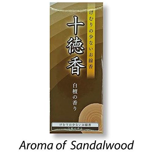 제네릭 인센스스틱 Generic Jittoku-KOH Sandalwood Incense Sticks, (220sticks), Rich Aroma, Less Smoke, Japanese Quality
