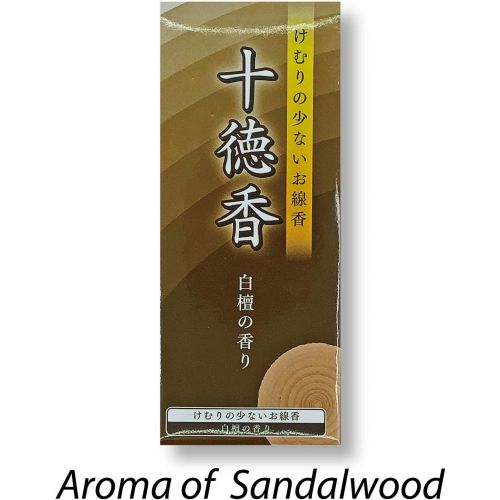 제네릭 인센스스틱 Generic Jittoku-KOH Sandalwood Incense Sticks, (220sticks), Rich Aroma, Less Smoke, Japanese Quality