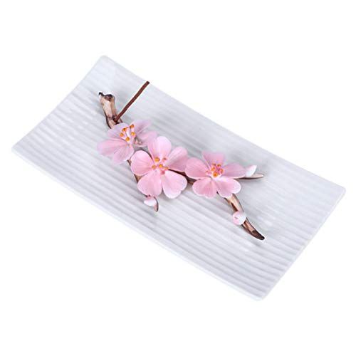 제네릭 인센스스틱 Generic Ceramic Incense Tray Flower Incense Tray Incense Stick Holder Decorative Incense Burner for Meditation Yoga (Pink)