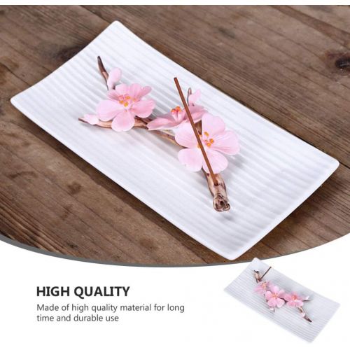 제네릭 인센스스틱 Generic Ceramic Incense Tray Flower Incense Tray Incense Stick Holder Decorative Incense Burner for Meditation Yoga (Pink)