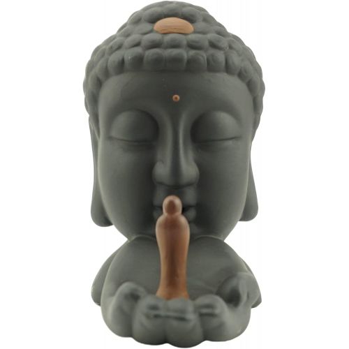 제네릭 인센스스틱 Generic Funmaker Backflow Incense Burner Buddha,Long Burning Incense Burner,Backflow Incense Burner Waterfall Ceramic Home Decration Incense Sticks Holders, for Living Room, Bedroom, Yoga