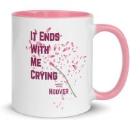 Generic It Ends With Me Crying, Colleen Hoover, It Ends With Us, Booktok, Verity, Ugly Love, Reader mug, gift for readers, Accent Coffee Mug, 11oz