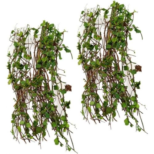 제네릭 Generic Set of 2 Miniatures Vine Plant Model for Scenery DIY Modification Accs