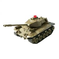 Generic Remote Control Fighting Tanks Set, Realistic Sounds and Lights, Set of RC Radio Control Gaming Battle War Tanks, Great Gift Toy for Kids - Green