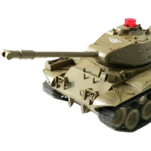 제네릭 Generic Remote Control Fighting Tanks Set, Realistic Sounds and Lights, Set of RC Radio Control Gaming Battle War Tanks, Great Gift Toy for Kids - Green