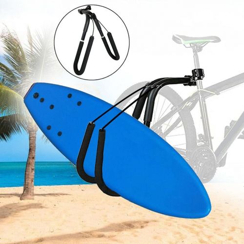 제네릭 Generic Bike Surfboard Rack Wakeboard Surfing Side Carrier Clamp Bracket