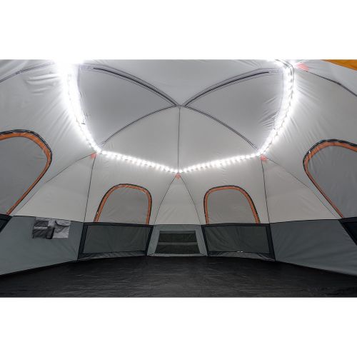 제네릭 Generic AFFORDABLE TOUGH COMFORTABLE EASY CARE, PITCH AND STORE ROOMY Ozark Trail 9-Person Sphere Tent with Rope Light, 2 Pockets, 1 Hanging Organizer And Electrical Port Access - Perfect