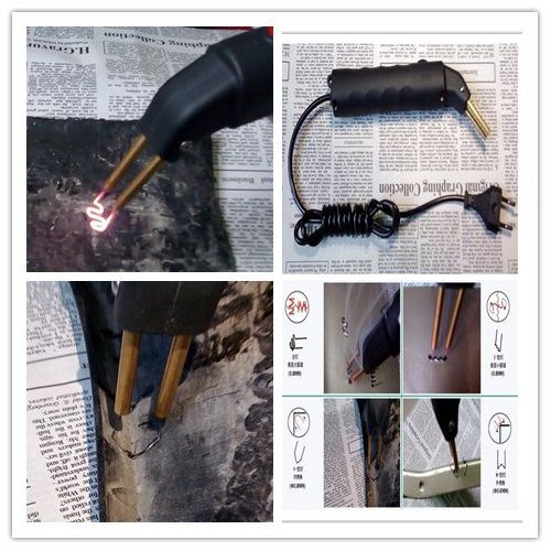 제네릭 Generic Professional Hot Stapler Plastic Repair System Welding Gun Bumper Fairing Auto Body Tool Plastic Welder Staple Soldering Iron (PlasticWelderANT-Pack A)