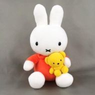Generic Miffy: 8.5 tall Dick Bruna Miffy plush with a bear doll