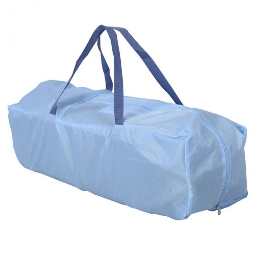 제네릭 Generic New Blue Baby Crib Playpen Playard Pack Travel Infant Bassinet Bed Foldable