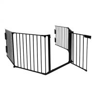Generic Mental Fireplace Fence, Baby Safety Gate Pet Gate BBQ fire Gate