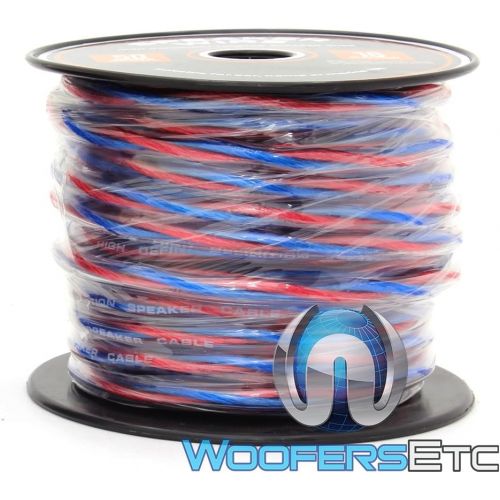 제네릭 Generic 100 Foot Spool True 16 Gauge High Definition Twisted Speaker Wire