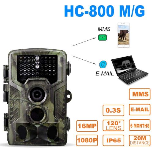 제네릭 Generic 16MP 1080P 3G MMS SMS Trail Camera Hunting Game Camera PIR Sensor Infrared Night Vision Outdoor Wildlife Scouting Camera
