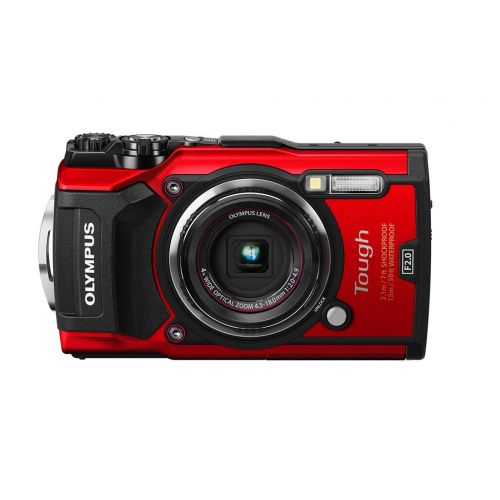 제네릭 Generic Olympus TG-5 Waterproof Camera with 3-Inch LCD Red Bundle with Olympus Underwater Housing PT-058 for The Olympus TG5 Digital Camera