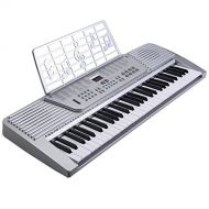 Generic NV_1008000882_YC-US2 Whiteal Keyboard Electric nic M New 61 Key digital Keybo Piano lectr Electronic Music ano O Organ White New 61