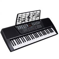Generic NV_1008001266_YC-US2 Blackal Music Keyboard nic M New 61 Key Keybo Electric Piano lectr digital Electronic ano O Organ Black New 61
