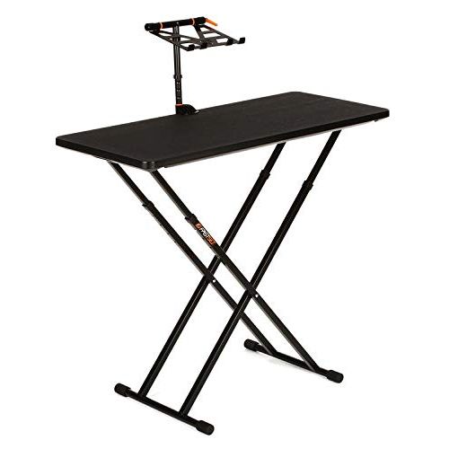 제네릭 Generic Fastset MusicianDJ Utility Table Bundle with Adjustable 14 LaptopiPad Stand and Deluxe Carrying Case