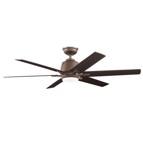 제네릭 Generic Home Decorators Collection Kensgrove 54 in. Integrated LED Indoor Espresso Bronze Ceiling Fan with Light Kit and Remote Control