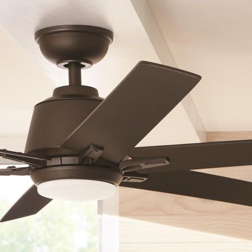 제네릭 Generic Home Decorators Collection Kensgrove 54 in. Integrated LED Indoor Espresso Bronze Ceiling Fan with Light Kit and Remote Control