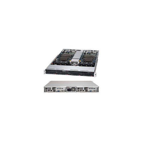 제네릭 Generic Supermicro SuperServer SYS-6017TR-TF Two Node Dual LGA2011 1280W 1U Rackmount Server Barebone System