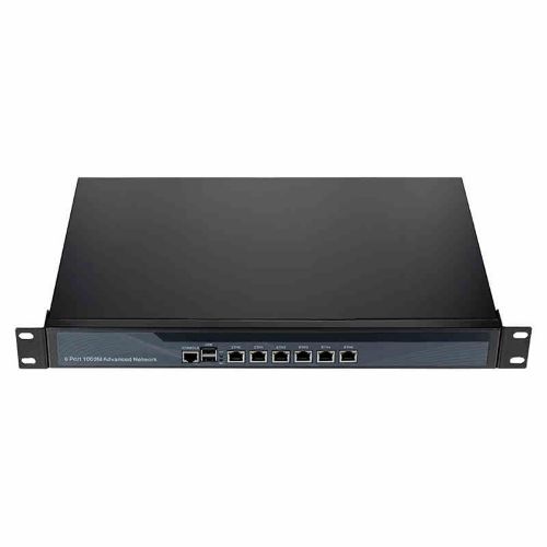 제네릭 Generic Firewall Network Router VPN Server with Intel Atom D525 Dual Core 1.8Ghz 2GB RAM 16GB SSD Support PFSense ROS Mikrotik Panabit Wayos