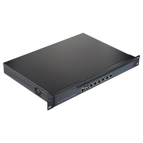 제네릭 Generic Firewall Network Router VPN Server with Intel Atom D525 Dual Core 1.8Ghz 2GB RAM 16GB SSD Support PFSense ROS Mikrotik Panabit Wayos