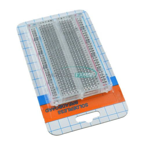 제네릭 Generic 10PCS Mini 400 Points Universal Solderless Breadboard Transparent