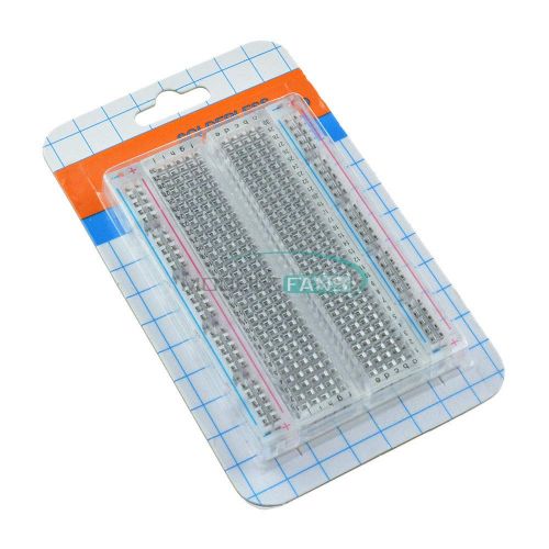 제네릭 Generic 10PCS Mini 400 Points Universal Solderless Breadboard Transparent