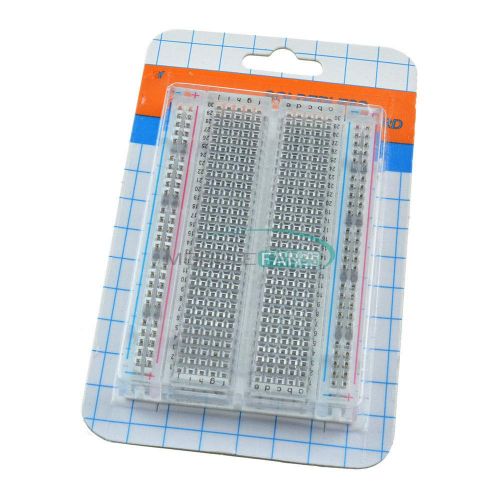 제네릭 Generic 10PCS Mini 400 Points Universal Solderless Breadboard Transparent