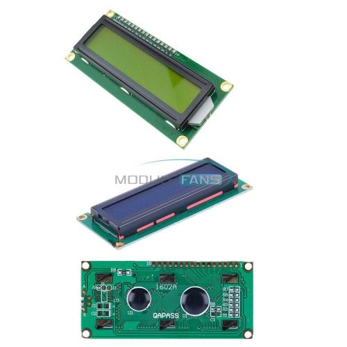 제네릭 Generic 10PCS 16X2 1602LCD BlueYellow HD44780 Character Display Module 5V for Arduino (Blue)