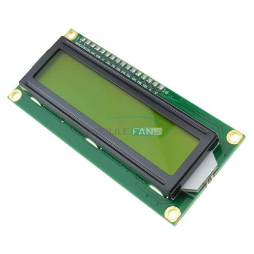 제네릭 Generic 10PCS 16X2 1602LCD BlueYellow HD44780 Character Display Module 5V for Arduino (Yellow)