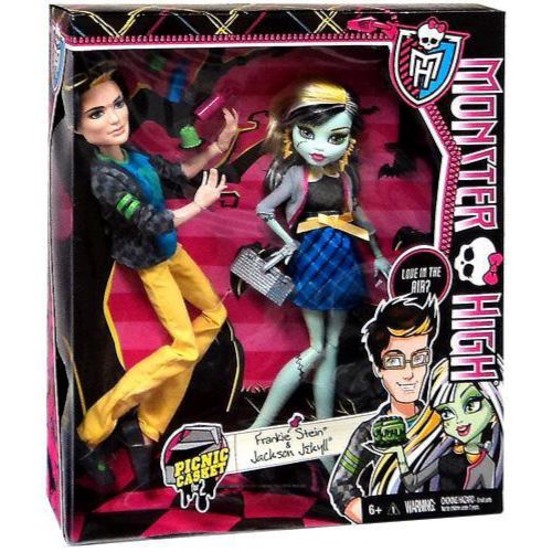 제네릭 Generic Monster High Picnic Casket Frankie Stein & Jackson Jekyll Doll 2-Pack
