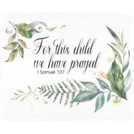 Generic for This Child We Have Prayed Blanket - Bible Quote - 1 Samuel 1:27 - Swaddle (50 x 60 - Fleece)