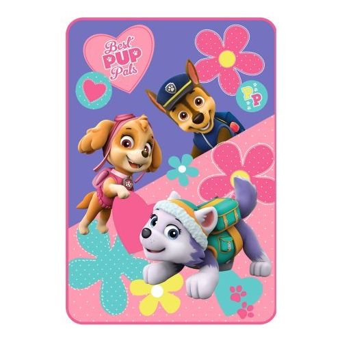 제네릭 Generic Nickelodeons Paw Patrol Girl Paw Patrol Puppy Pals 62 x 90 Plush Blanket