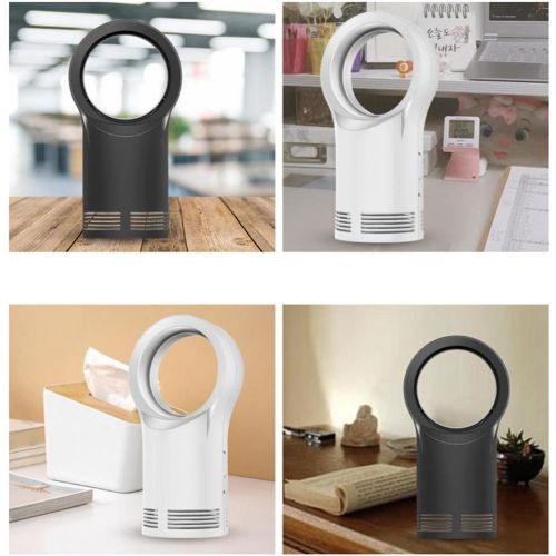 제네릭 Generic Mini Electric Fan Heater 110V Portable Floor Hot Home Office Caravan - White, 135x101x260mm