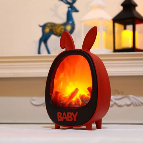 제네릭 generic Decorative Realistic Fireplace Electric Fireplace Stove Heater Easter Ornament Decoration