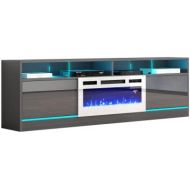 Generic Disparo WH-05 Electric Fireplace 79 TV Stand (Gray)