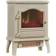 Generic Infrared Quartz Electric Stove Heater, Cast Iron Stove, fire Pit, Cast Iron Stove, Fireplace, Wood Iron Stove (Cream)