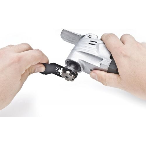  [아마존베스트]Genesis GMT25T 2.5 Amp Variable Speed Multi-Purpose Oscillating Tool with 3” Delta Sanding Pad,(12) Sanding Triangles,Rigid Scraper Blade,Bi-metal Flush Cut Blade,Segmented Saw Bla