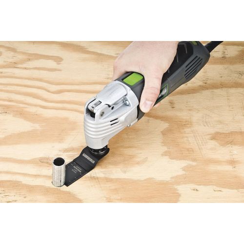  [아마존베스트]Genesis GMT25T 2.5 Amp Variable Speed Multi-Purpose Oscillating Tool with 3” Delta Sanding Pad,(12) Sanding Triangles,Rigid Scraper Blade,Bi-metal Flush Cut Blade,Segmented Saw Bla