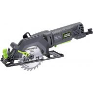 Genesis GCS445SE 4.0 Amp 4-1/2 Compact Circular Saw with 24T Carbide-Tipped Blade, Rip Guide, Vacuum Adapter, and Blade Wrench