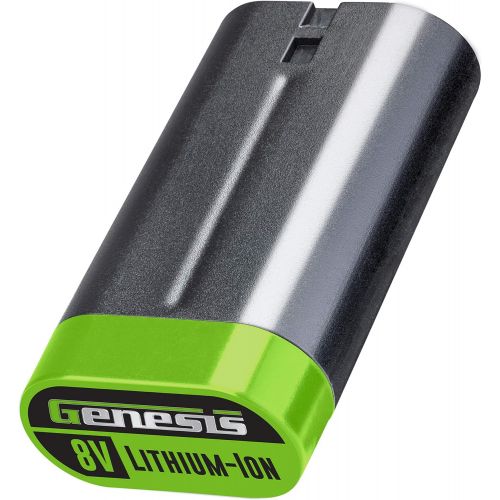  Genesis GLAB08B GLAB08B 8-Volt Li-Ion Replacement Battery , Black