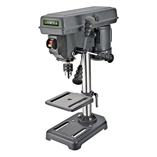  GENESIS Genesis GDP805P 8 In. 5-Speed 2.6 Amp Drill Press with 12 In. Chuck & Tilt Table,