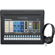 Genesis Bundle Presonus Earmix 16M 16x2 AVB-Networked Personal Monitor Mixer Bundle with On-Ear Stereo Headphones