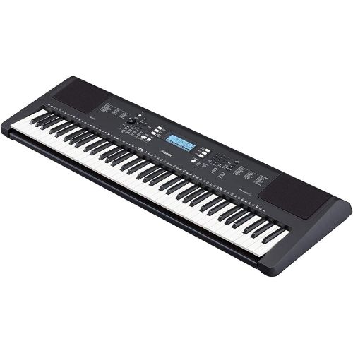  Genesis Bundle Yamaha PSREW310 76-Key Portable Digital Keyboard Bundle with Power Supply, Foot switch, Stereo Headphones, and 2-Year Extended Warranty