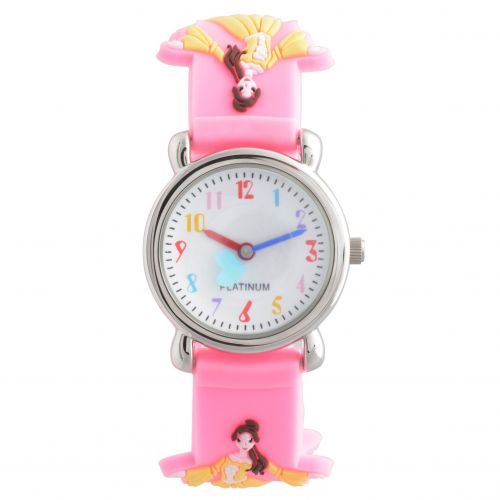  Geneva Platinum Girls Princess Design Silicone Watch by Geneva Platinum