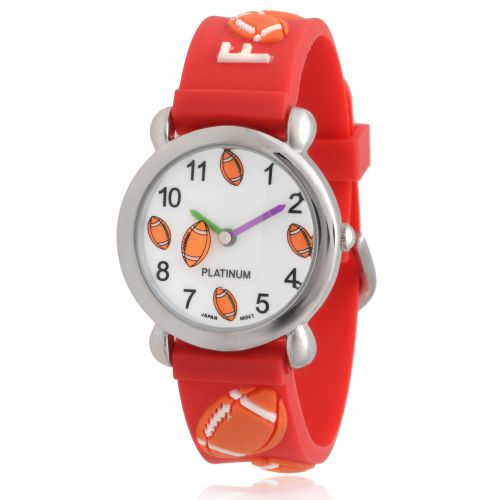  Geneva Platinum Kids Football Silicone Watch by Geneva Platinum