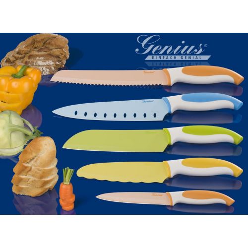  Genius 21052 Messer Set 5-teilig, farbig