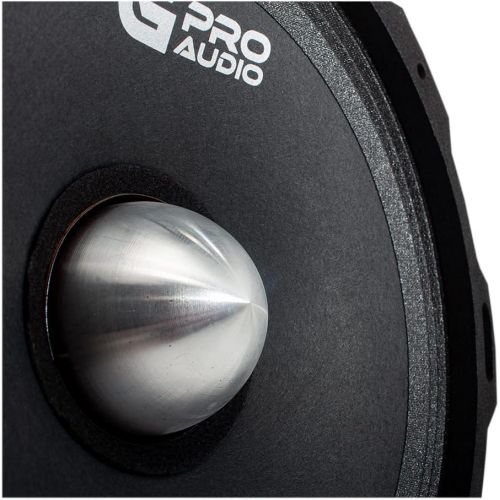  [아마존베스트]Genius GPRO-M0865 6.5 300 Watts-Max Midrange Neodymiun Car Audio Speaker 4-Ohms Paper Cone