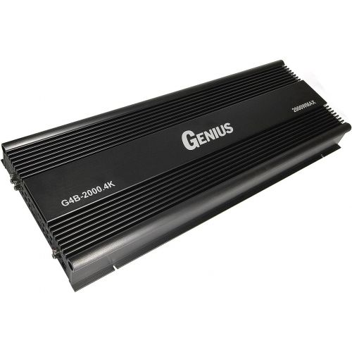  Genius G4B-5000.2K 4000 Watts-Max Car Amplifier 2-Channel Full Range The Beast Competition Series